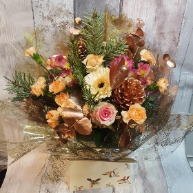 Christmas Pastel Shades Bouquet