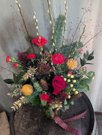 Christmas Vase Arrangement