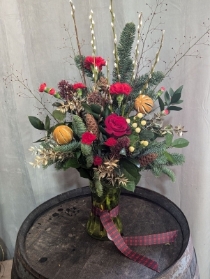 Christmas Vase Arrangement