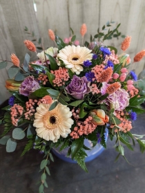 Mothers Day Hatbox Arrangement