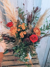 Autumn Handtied bouquet, Boho Style