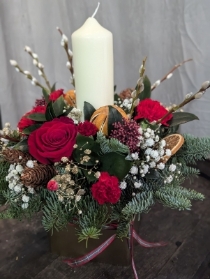 Christmas Candle Arrangement